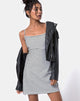 Image of Junice Kleid in Gingham Elfenbein Schwarz