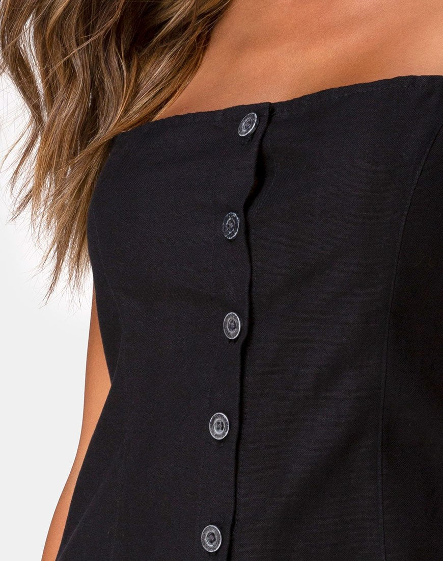 Image of Kaira Slip Dress in Schwarz