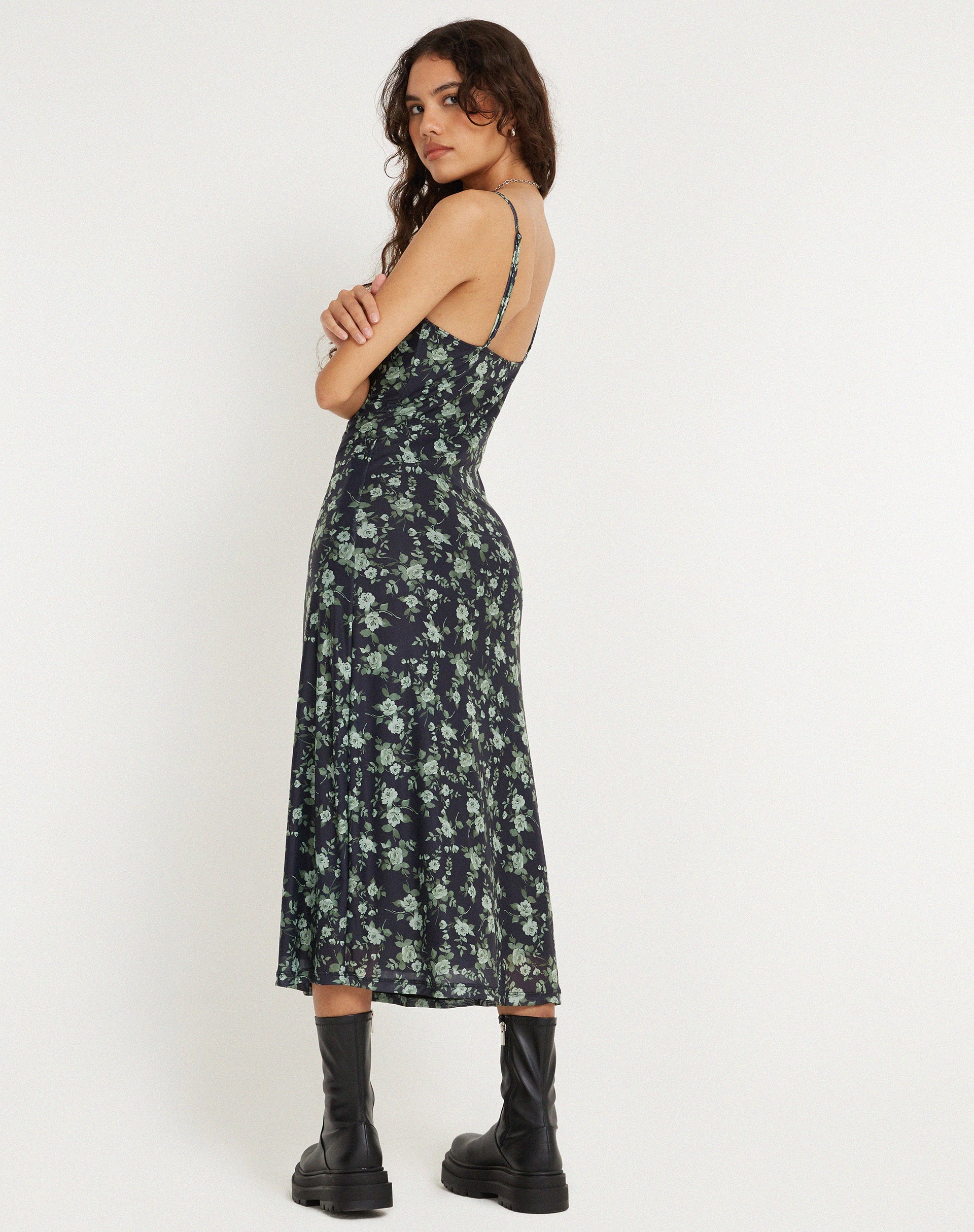 Bild von Kalana Maxikleid in Pretty Floral Grün