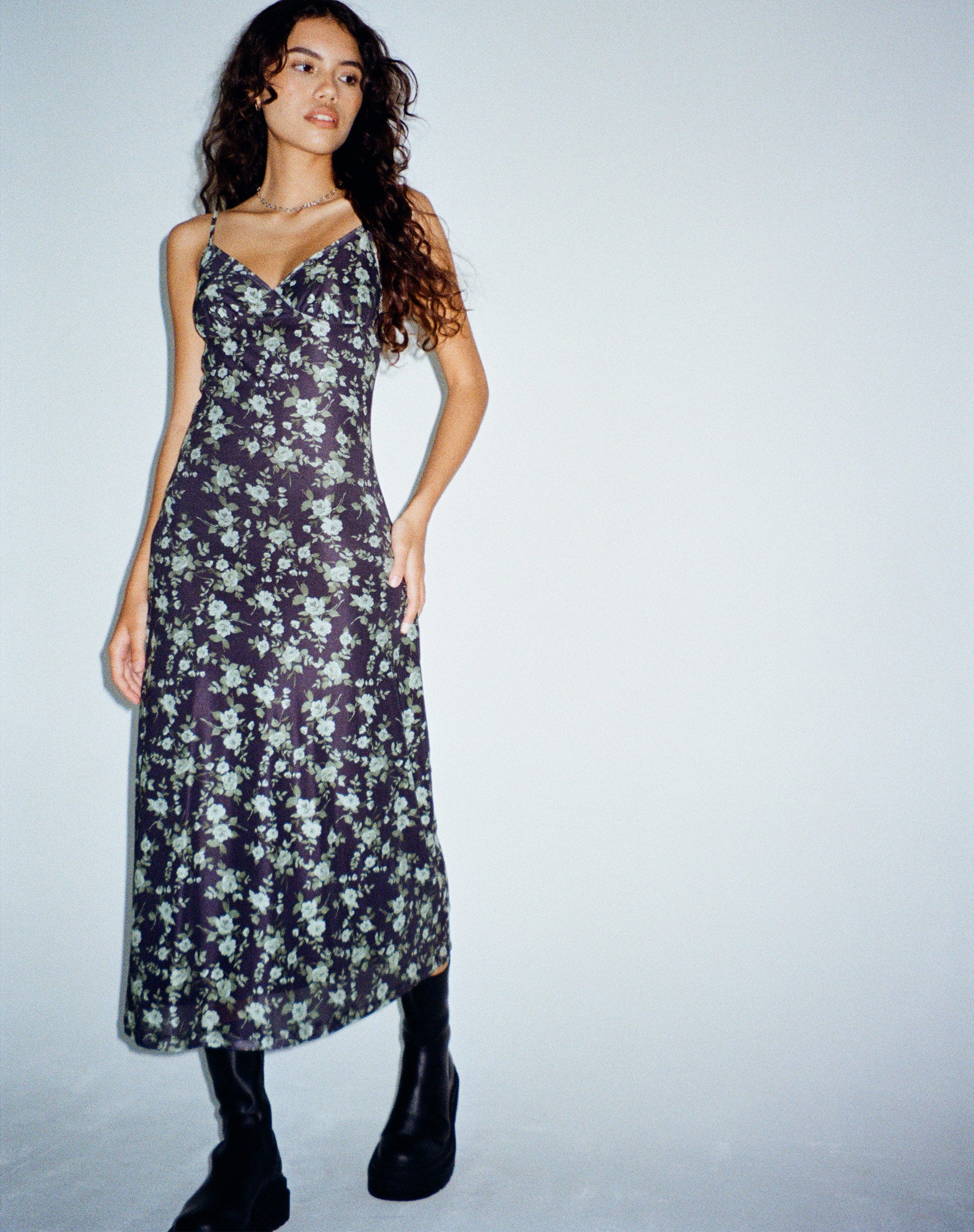 Bild von Kalana Maxikleid in Pretty Floral Grün