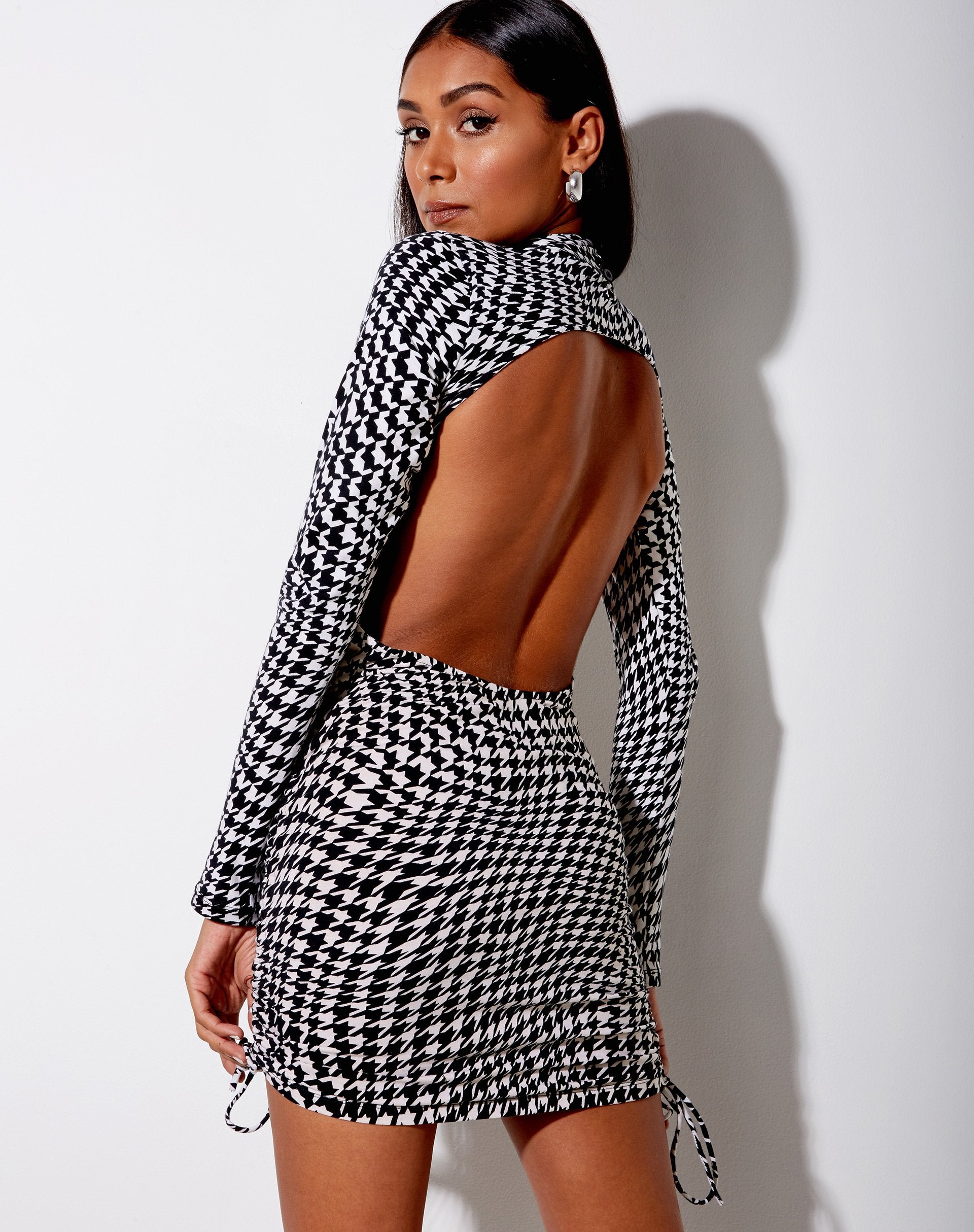 Image of Kamora Minikleid in Wavey Dogtooth