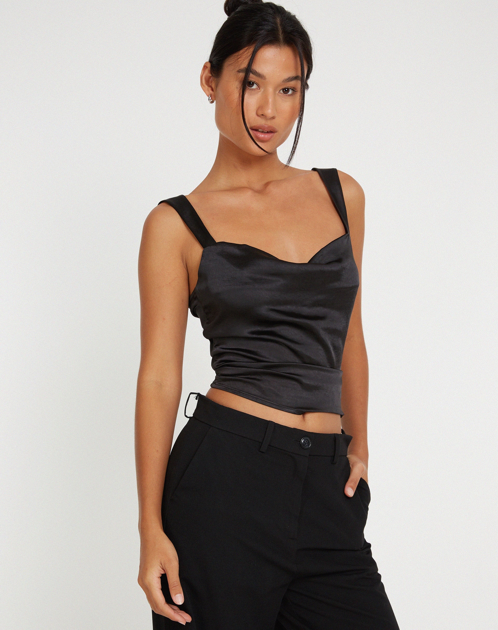 Abbildung von Kanaya Top in Satin Black