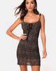 Bild von Karlia Kleid in Rar Leopard Flock