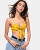 Image von Kasen Bralet aus Satin Senf Rose