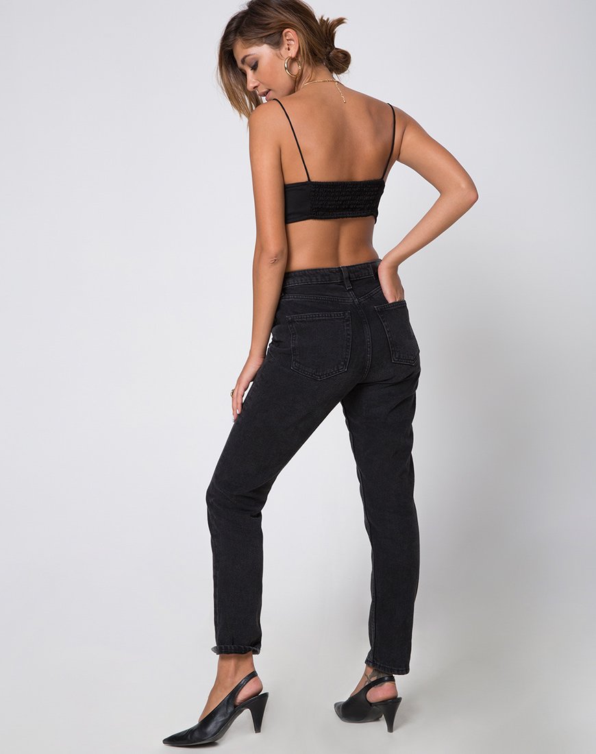 Image von Kasen Bralet in Satin Schwarz