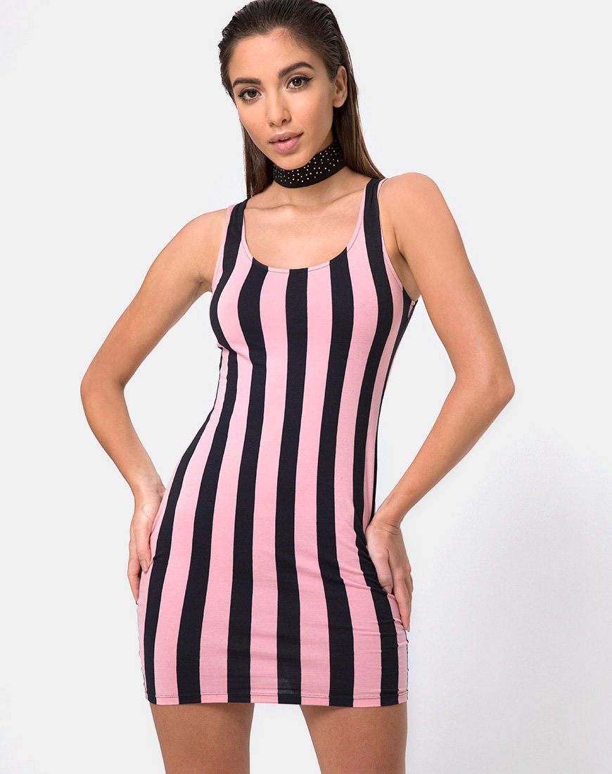 Katia Kleid aus Campbell-Streifen