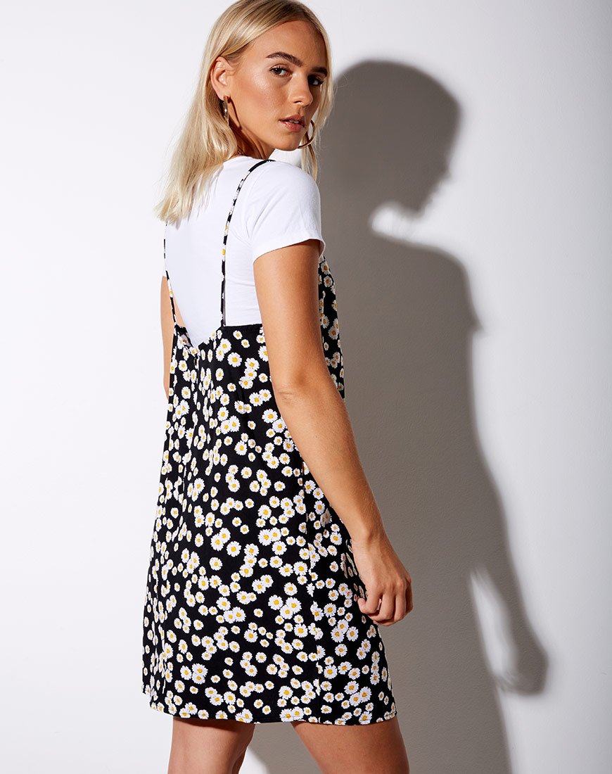 Katya Kleid in Mini Daisy Schwarz