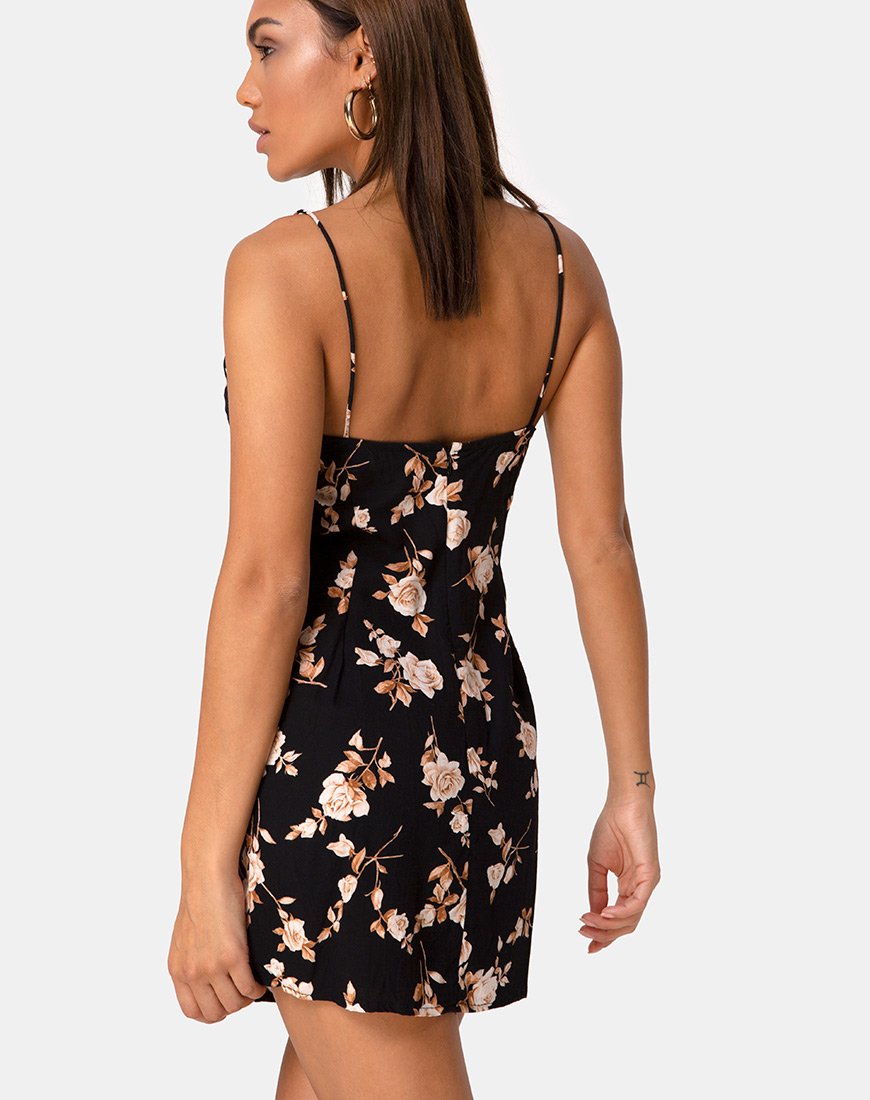 Katya Slip-Kleid in Pfirsichrosa