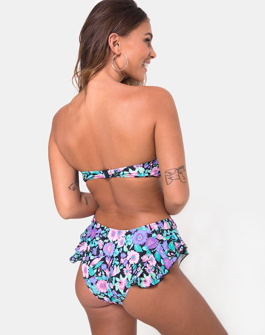 Kaulana Bikini-Oberteil in Illuminated Floral