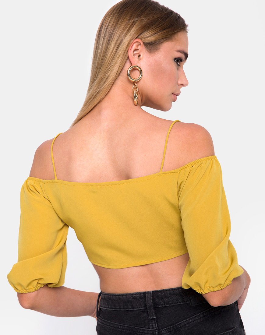 Bild von Kavon Crop Top in Senf