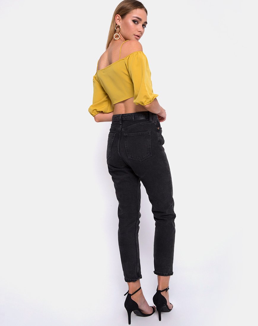 Bild von Kavon Crop Top in Senf