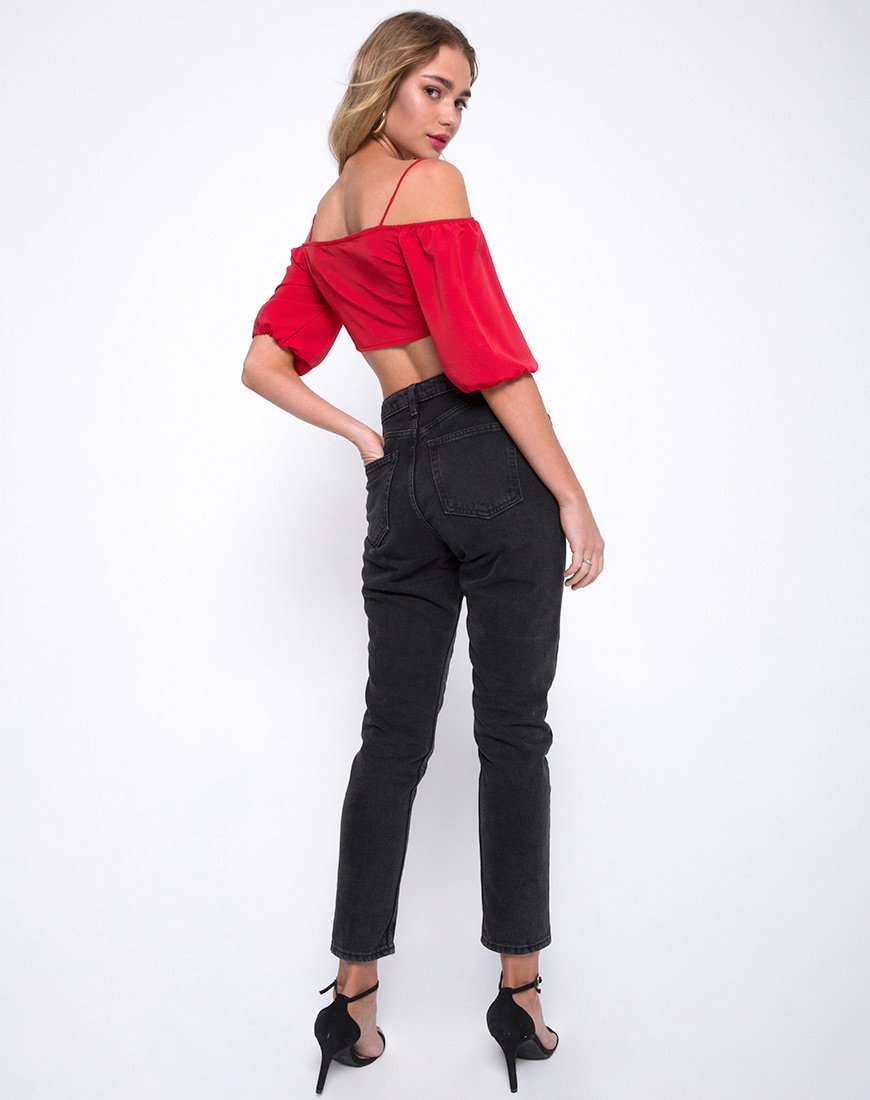 Bild von Kavon Crop Top in Rot