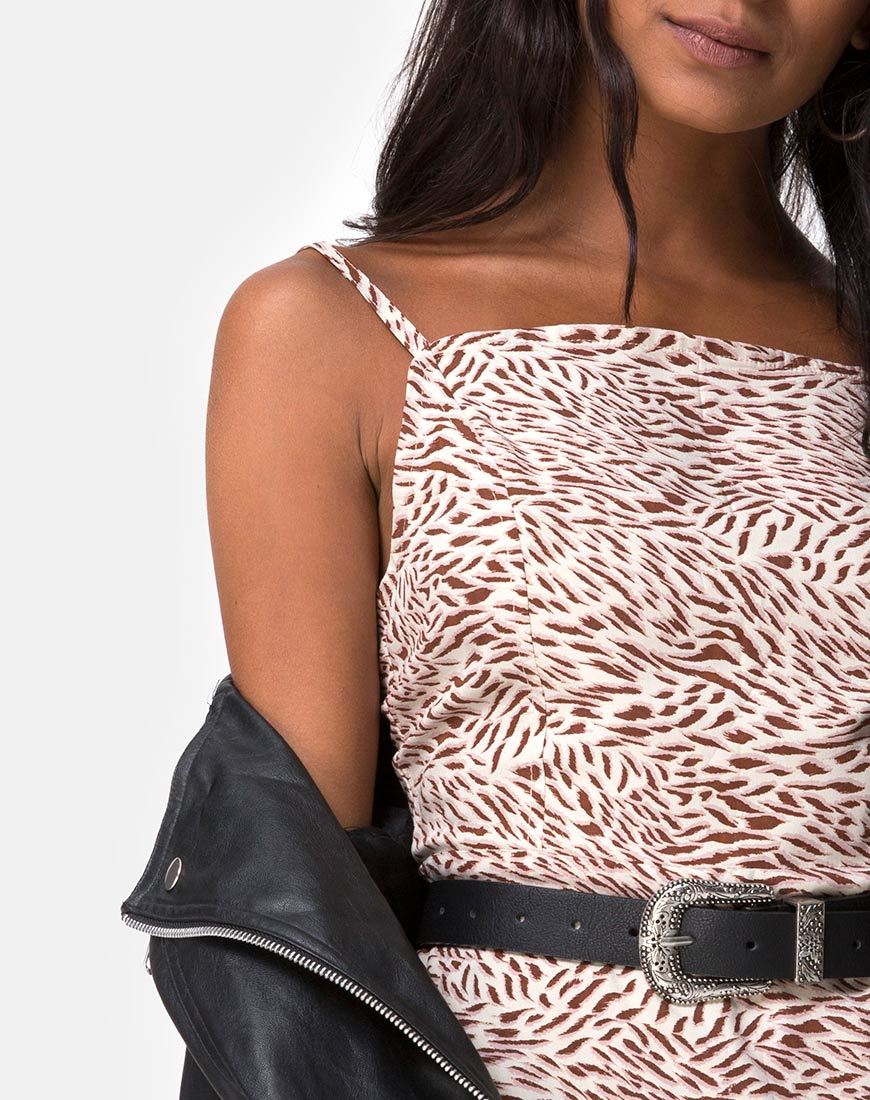 Image of Kayla Minikleid in Safari Taupe