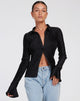 Bild von Keani Shirt in Crinkle Black