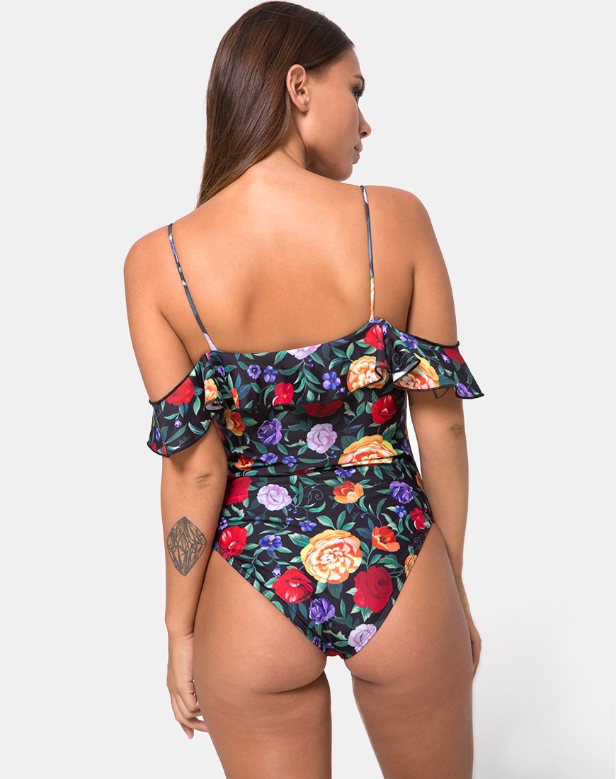 Keenan Badeanzug in Senorita Rose