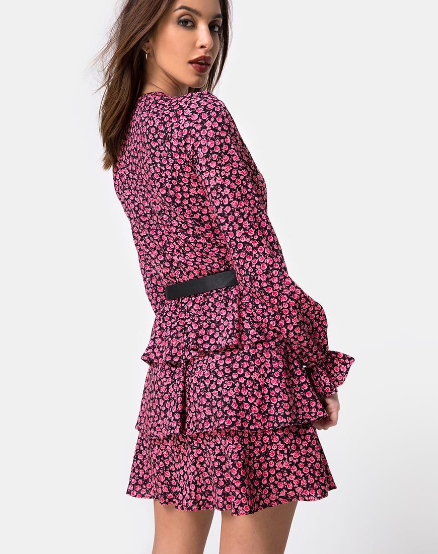 Kepsibelle Kleid in Ditsy Rose Pink