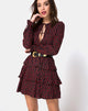 Image of Kepsibelle Kleid in Dotty Rose Schwarz