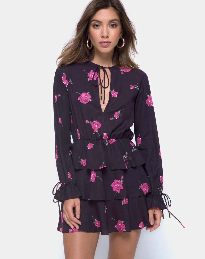 Kepsibelle Kleid in Abendrosa