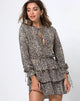 Image of Kepsibelle Skaterkleid in Rar Leopard Braun