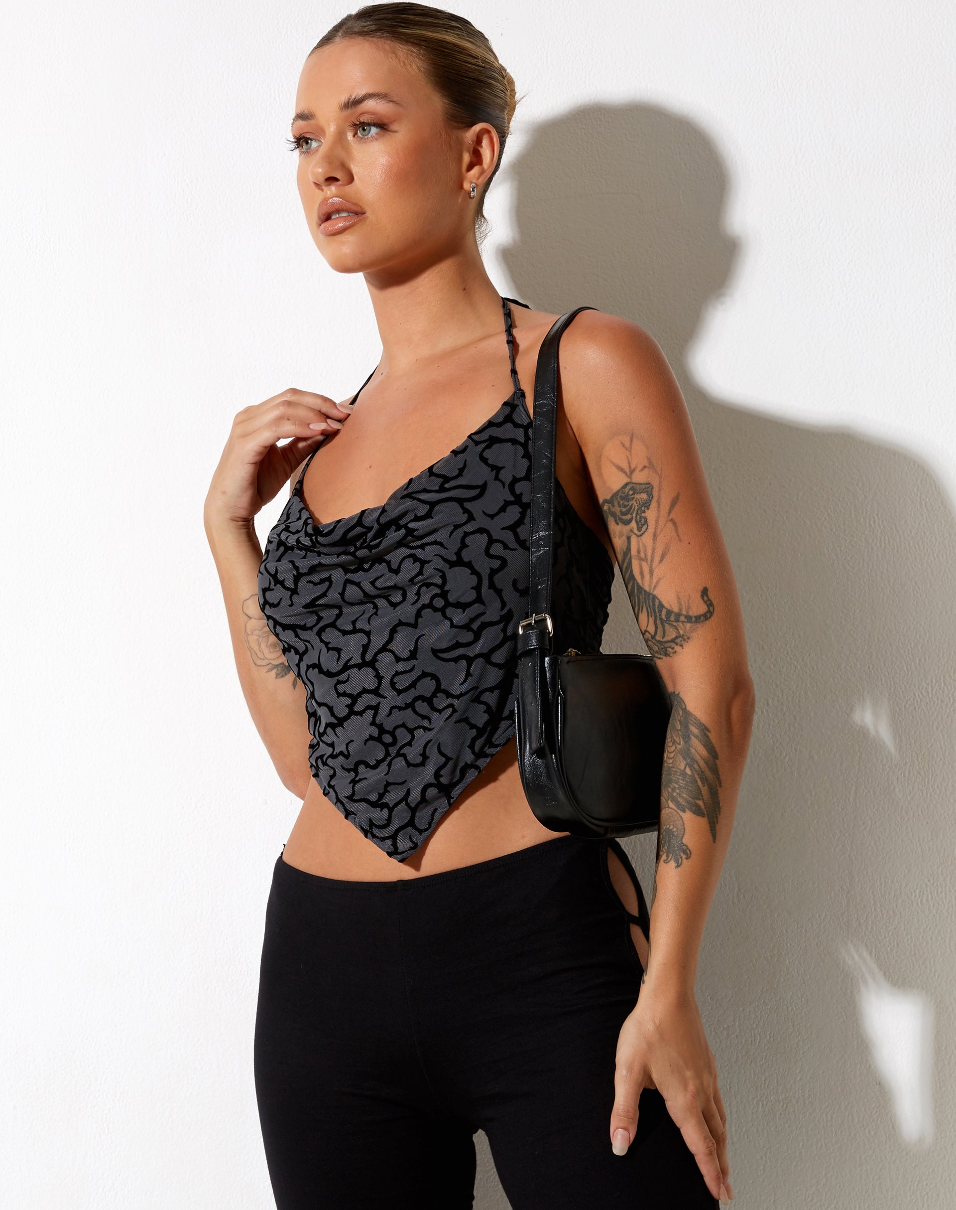 Bild von Ketia Crop Top in Tribal Flock