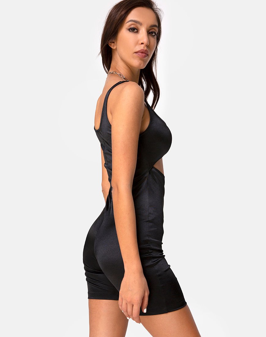 Kez Unitard in Schwarz