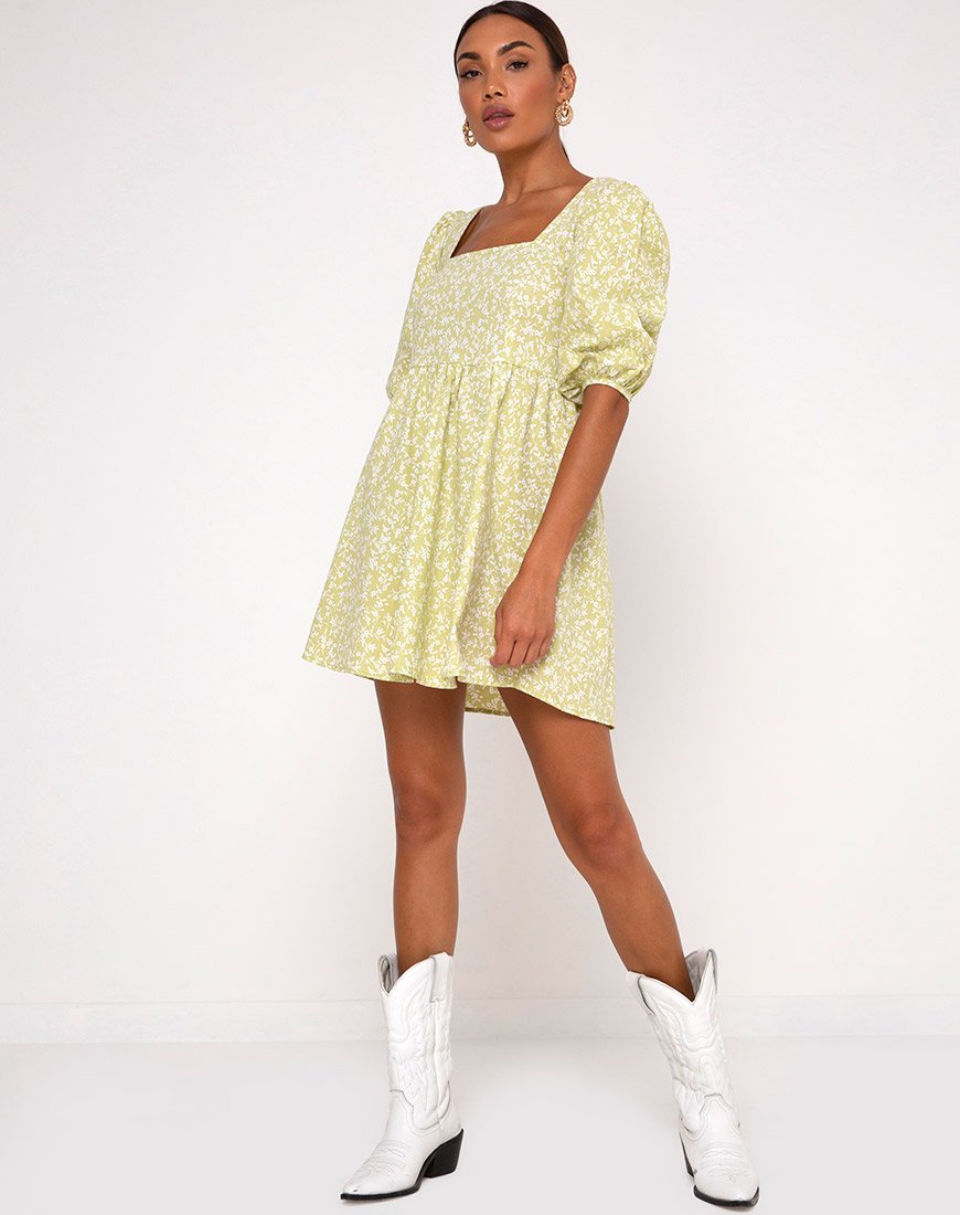 Image of Kezie Skaterkleid in Botanic Mint Schaumstoff