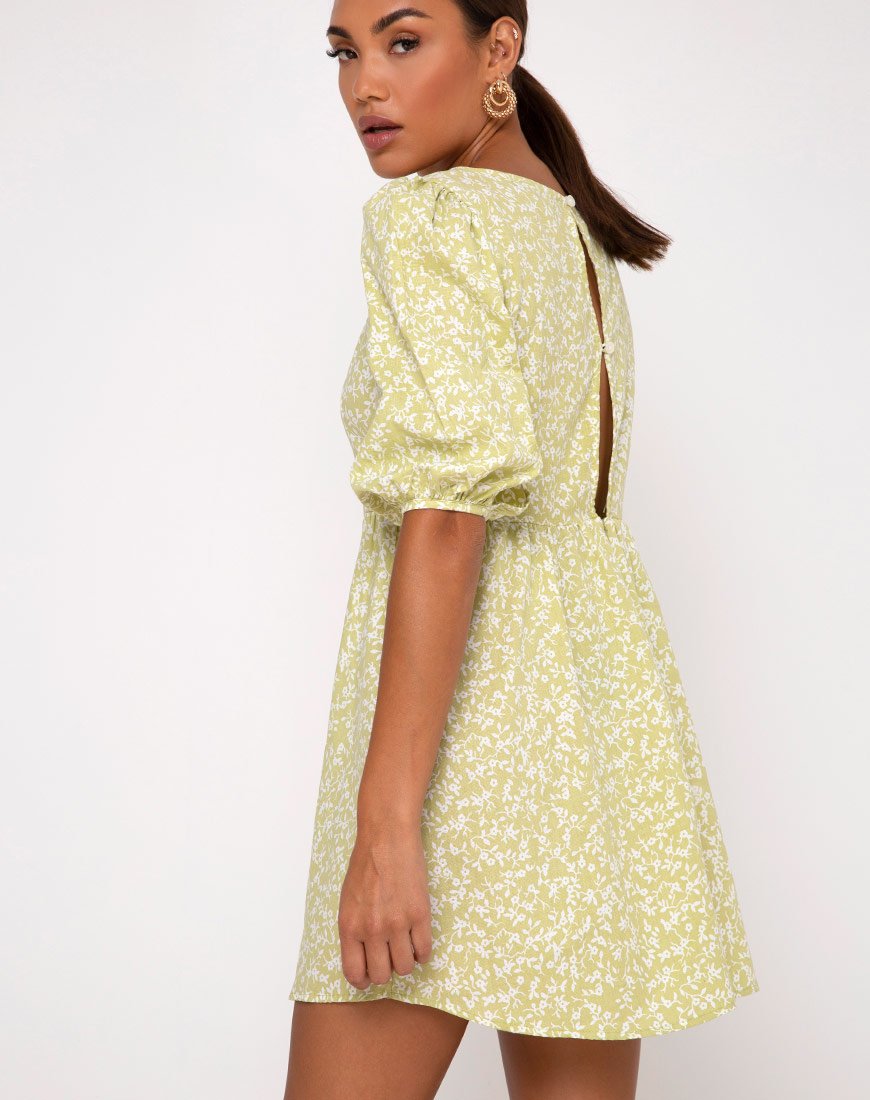 Kezie Skaterkleid in Botanic Mint Foam