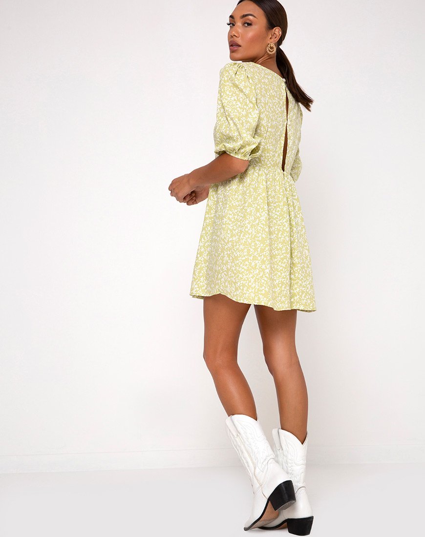 Image of Kezie Skaterkleid in Botanic Mint Schaumstoff