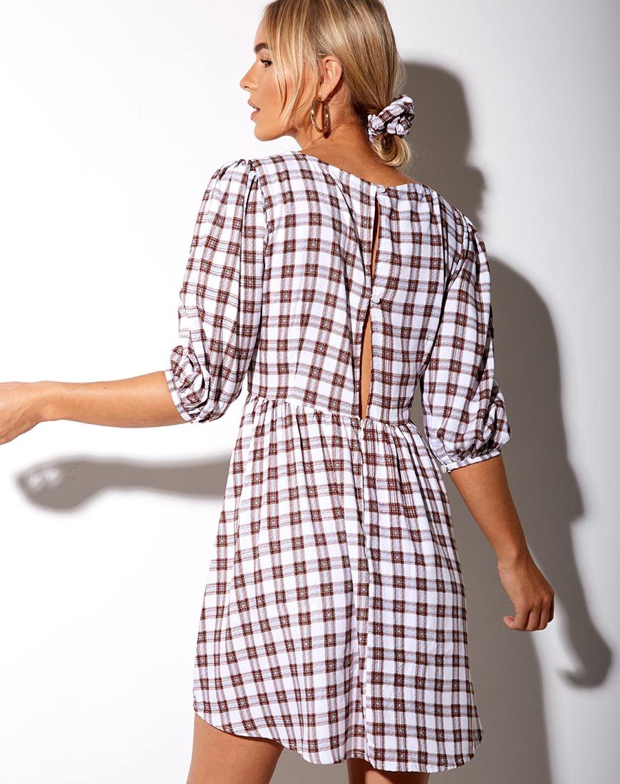 Image of Kezie Kleid in Schachmatt Braun