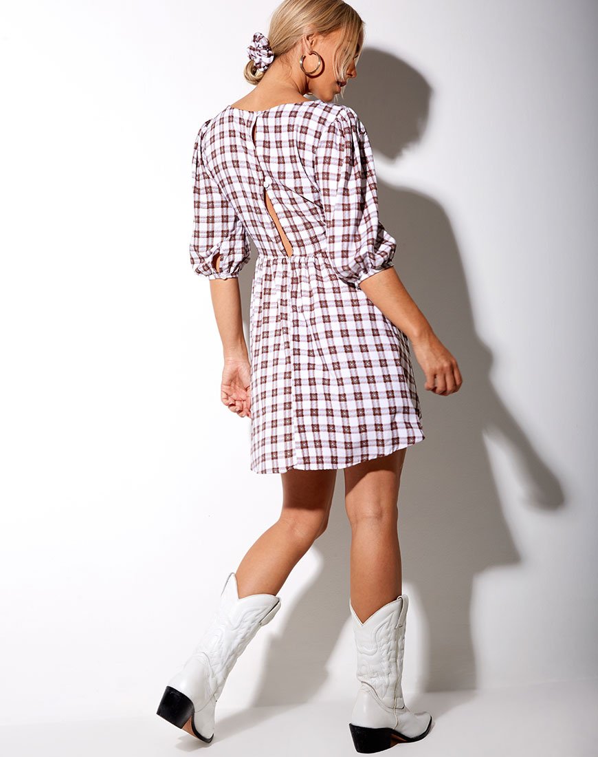 Image of Kezie Kleid in Schachmatt Braun