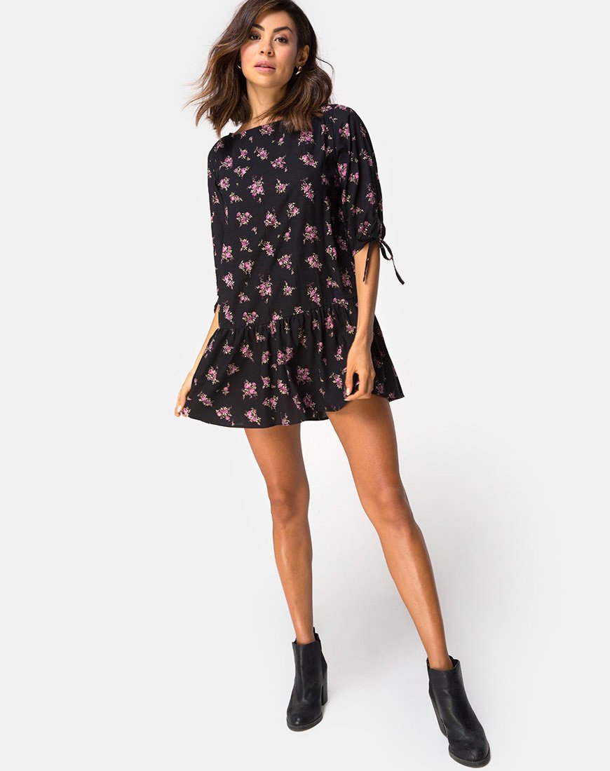 Bild von Khamea Kleid in Sohey Rose Schwarz