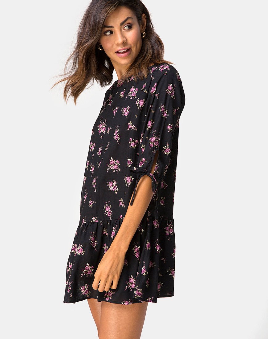 Khamea Kleid in Sohey Rose Schwarz