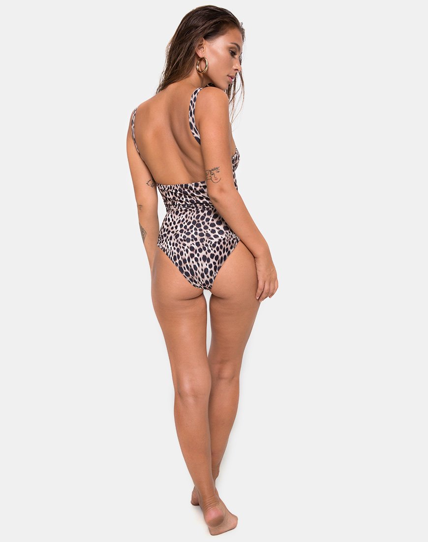 Image of Kimani Badeanzug in Original Cheetah