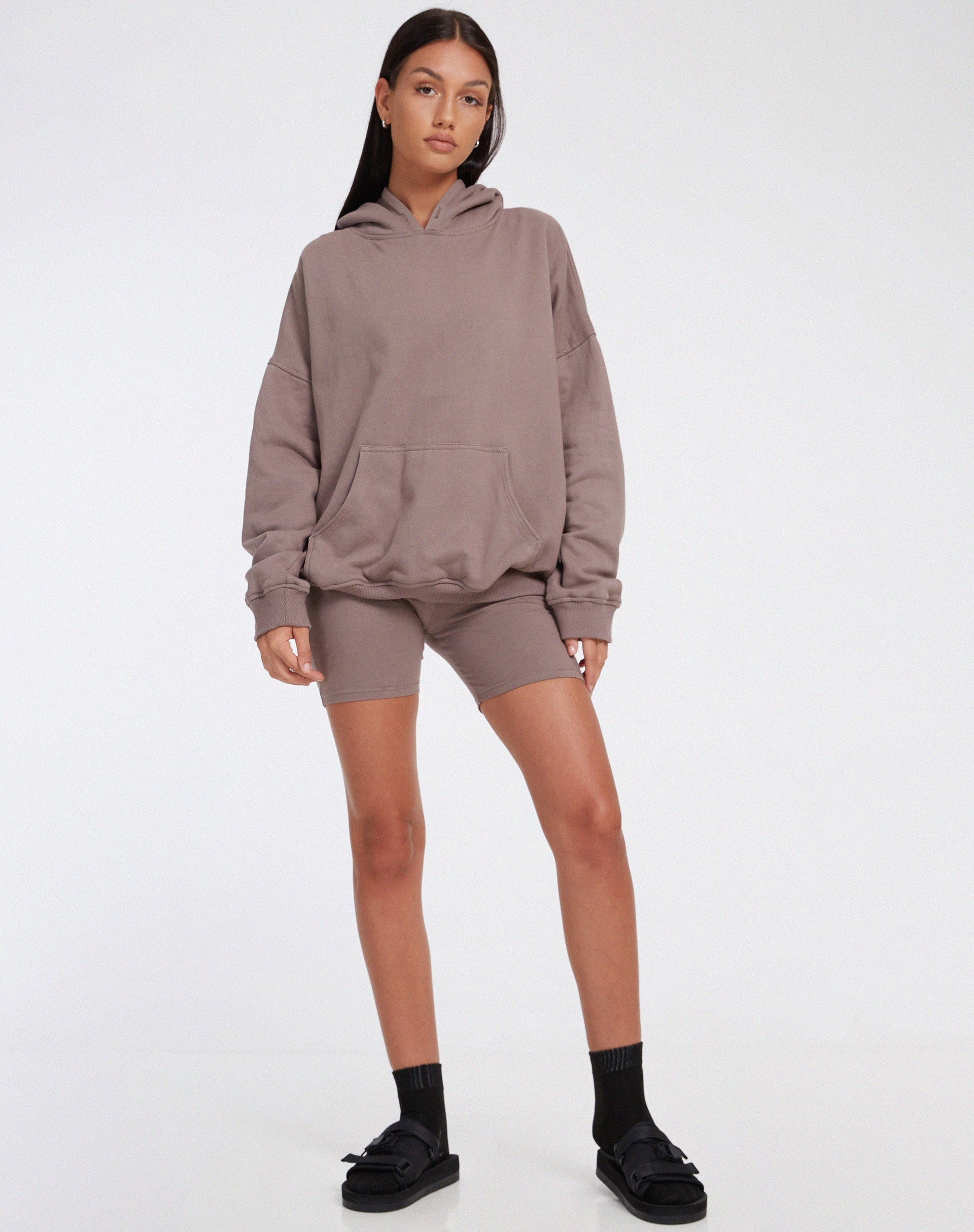 Bild von Oversize Hoodie aus Fleece Antler
