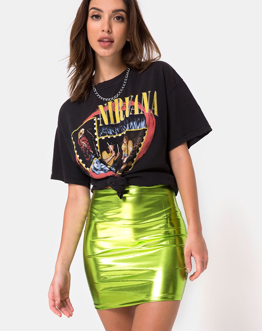 Kimmy Rock in Grün Metallic