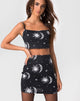 Bild von Kini Crop Top in Sonne Mond Sterne BW