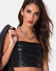Bild von Kindra Top in Snake Black
