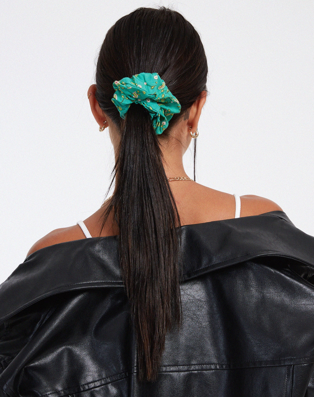 Scrunchies in Paisley Fun Grün