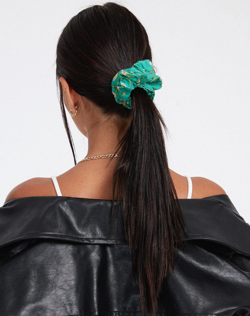 Scrunchies in Paisley Fun Grün
