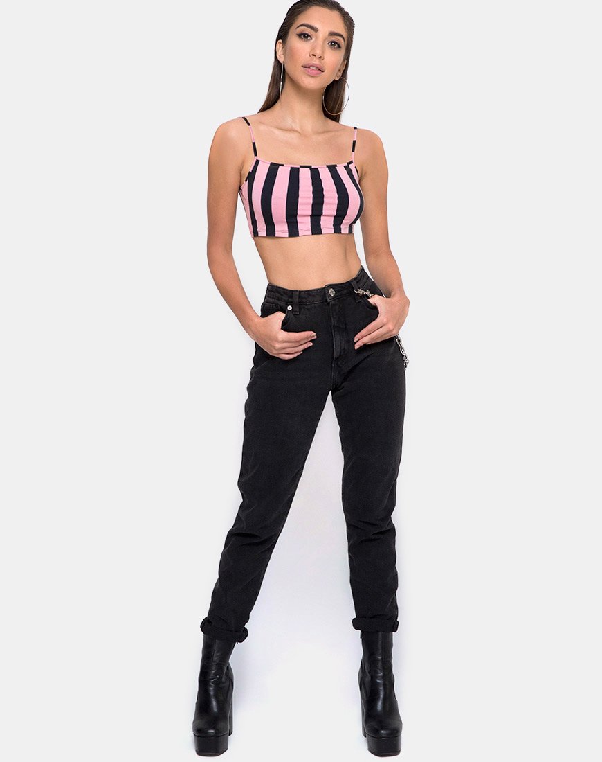 Bild von Kini Crop in Campbell Stripe