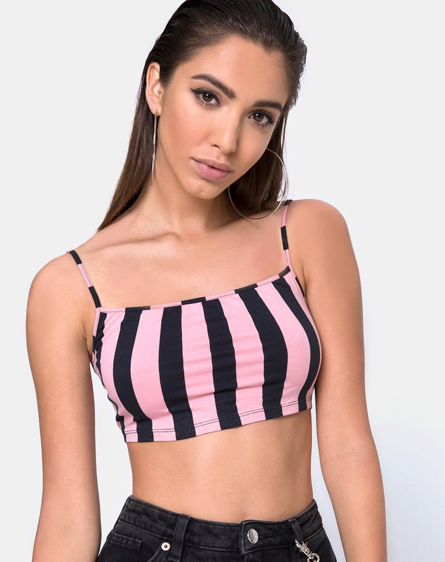 Bild von Kini Crop in Campbell Stripe