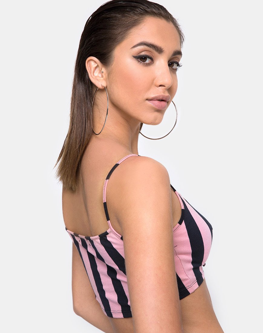 Bild von Kini Crop in Campbell Stripe