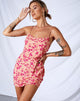 Bild von Kinley Slip Dress in Dark Wild Flower Cantaloupe