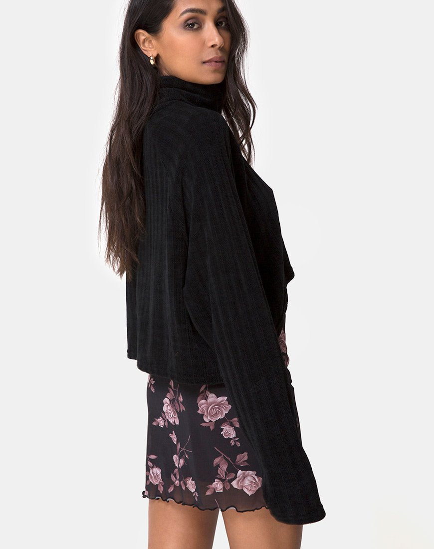 Kinnie Minirock in Dusky Rose