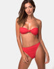 Bild von Knot Bandeau Bikini Top in Baewatch Rot