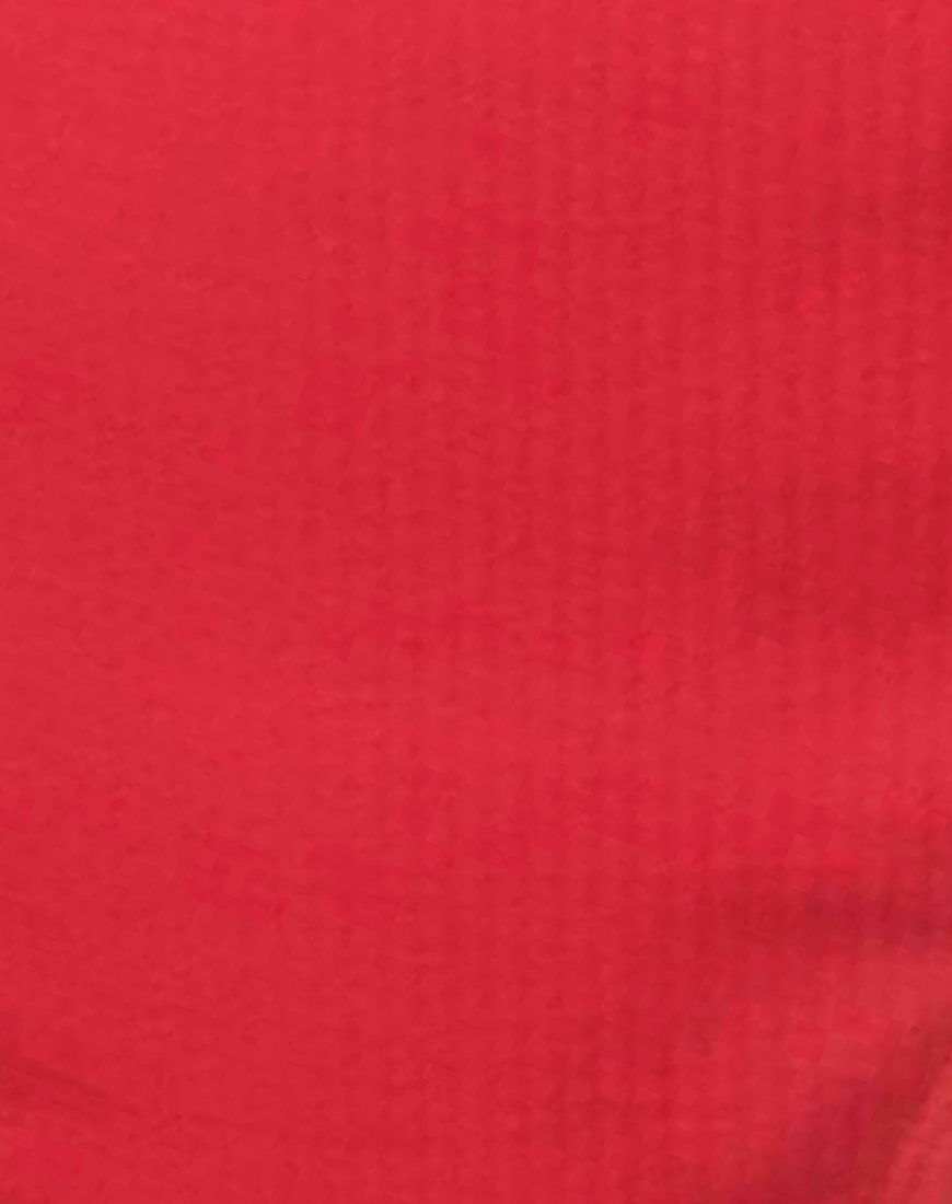 Bild von Knot Bandeau Bikini Top in Baewatch Rot