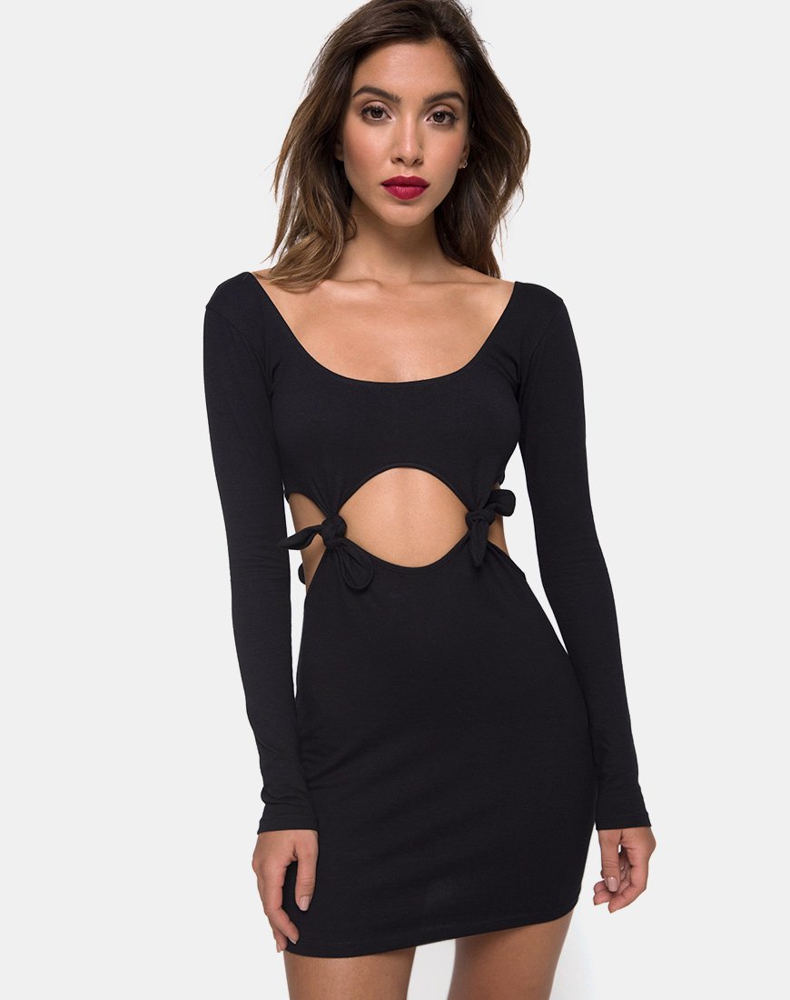 Knoya Kleid Schwarz