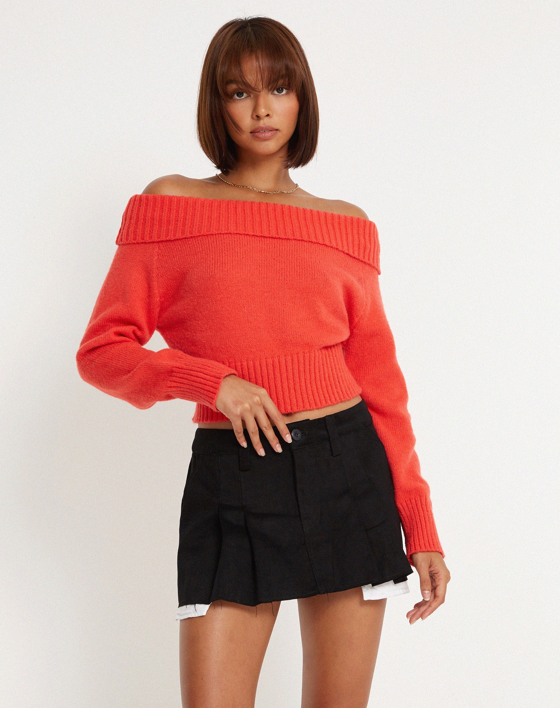 Abbildung von Koriya Bardot Top in Rot
