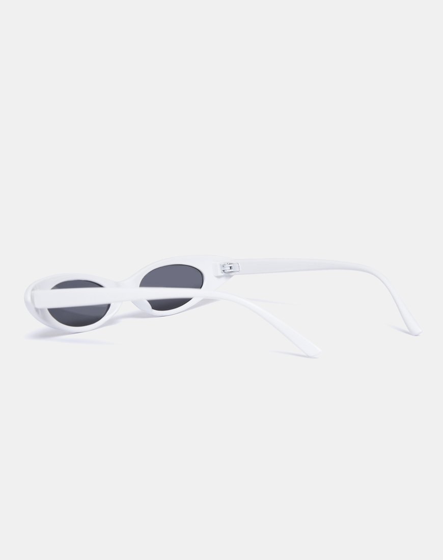 Kourt Sonnenbrille in Weiß