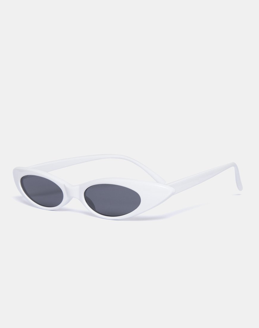 Kourt Sonnenbrille in Weiß